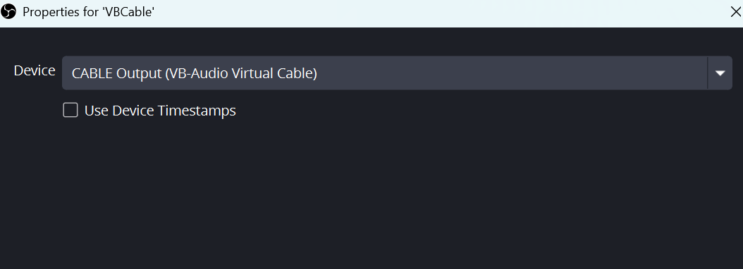 OBS add Browser source